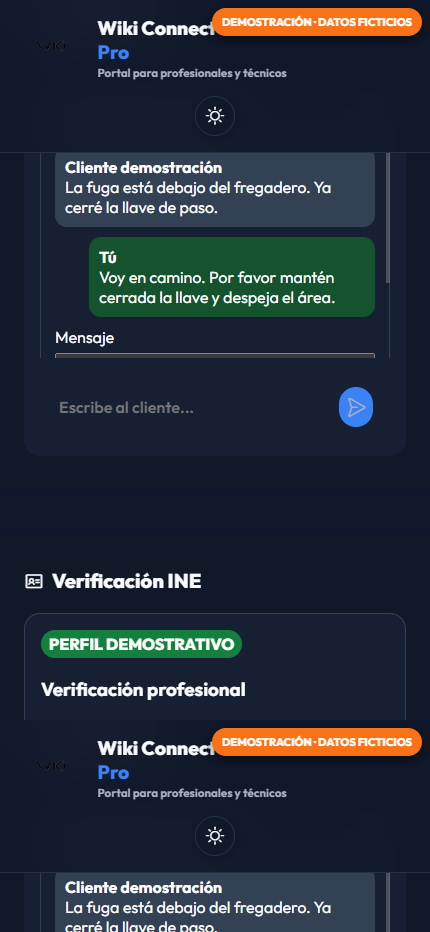 Chat profesional
